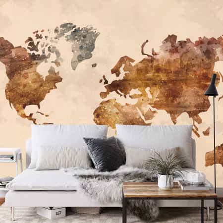 Fototapet - World map