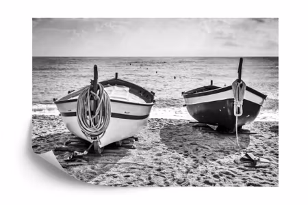 Fototapet - Beach boats