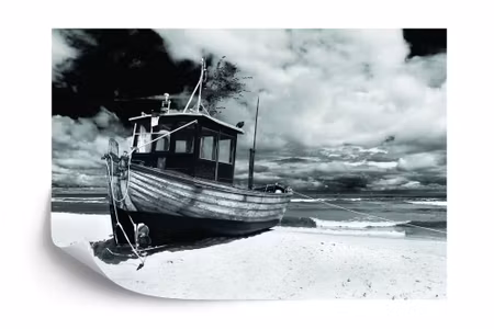 Fototapet - Beach boat