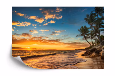 Fototapet - Beach sunset
