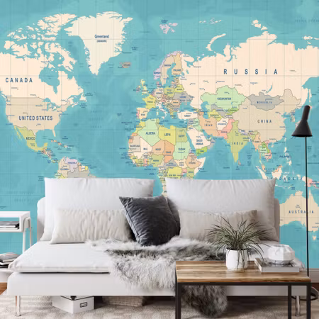 Fototapet - World map