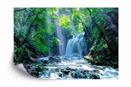 Fototapet - Waterfall in the forest