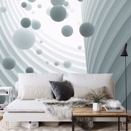 Fototapet - Optical balls 3D