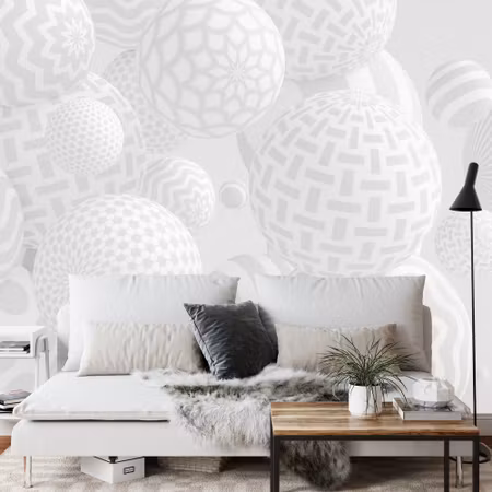 Fototapet - Modern balls 3D