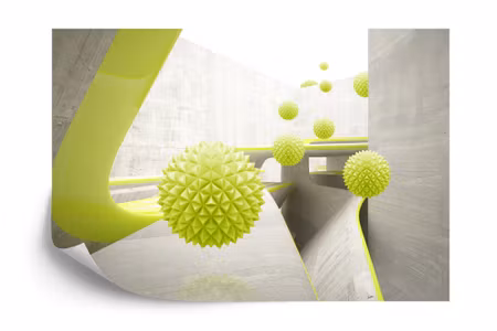 Fototapet - Modern balls 3D