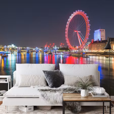 Fototapet - London at night