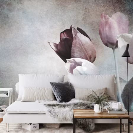 Fototapet - Vintage tulips