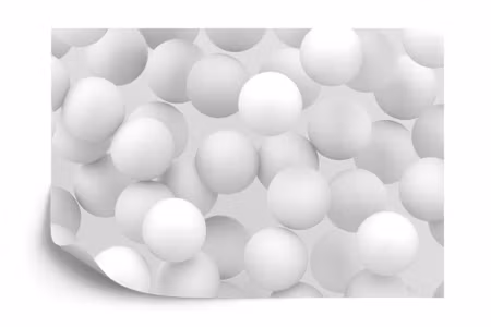Fototapet - White balls