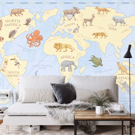 Fototapet - Mapvintage