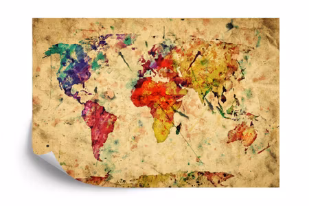 Fototapet - World map