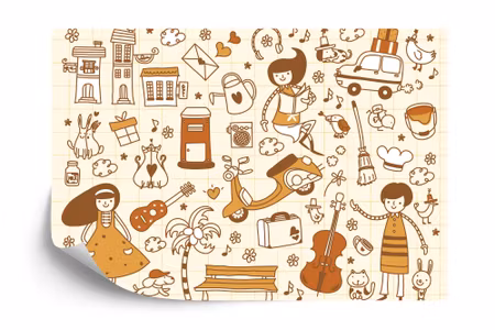 Fototapet - For children playing children
