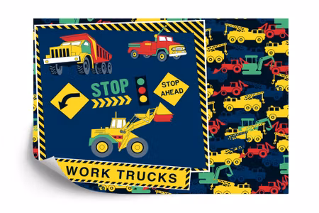 Fototapet - Colorful trucks