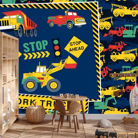 Fototapet - Colorful trucks