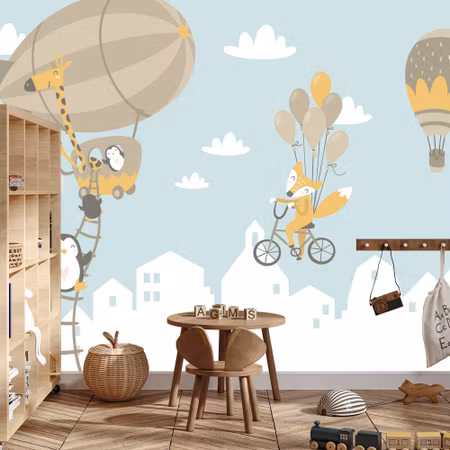 Fototapet - Flying animals