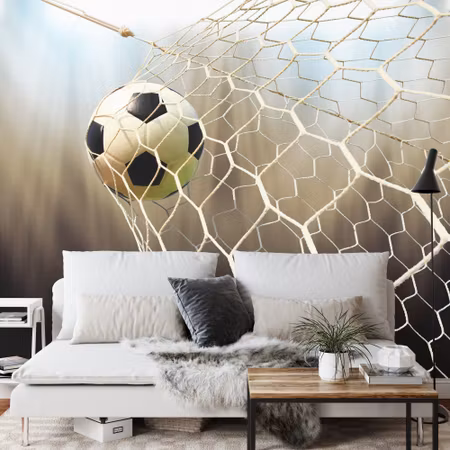 Fototapet - 3D soccer ball