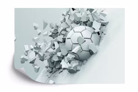 Fototapet - 3D sports ball