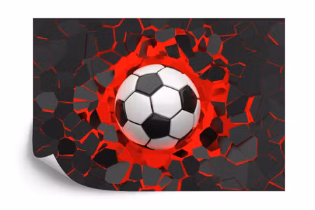 Fototapet - Soccer 3D