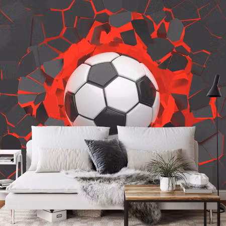 Fototapet - Soccer 3D