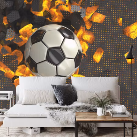 Fototapet - Soccer 3D sport ball