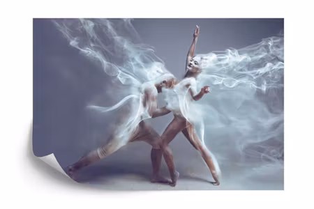 Fototapet - Contemporary dance in an artistic