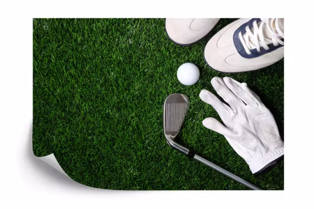 Fototapet - Golf set na