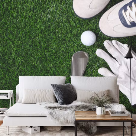 Fototapet - Golf set na