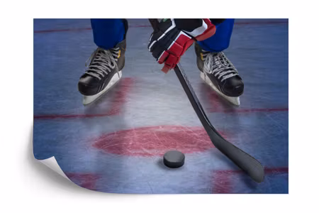 Fototapet - Ice hockey player