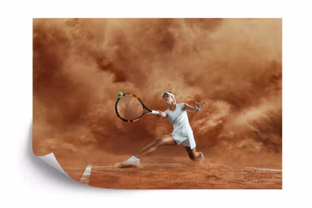 Fototapet - Tennis player in game