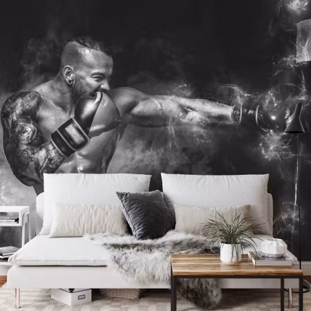 Fototapet - Training boxer