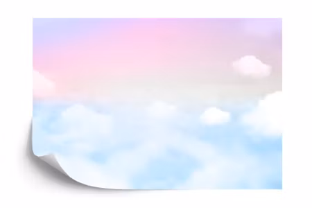 Fototapet - Colourful tender sky
