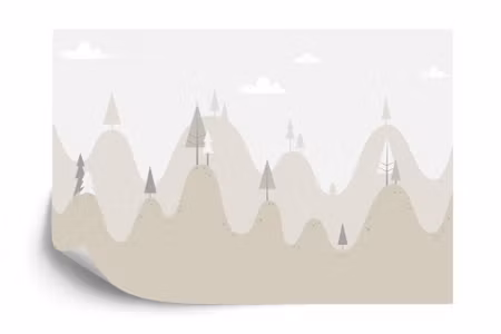 Fototapet - Fairytale hills