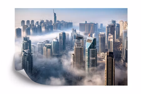 Fototapet - Dubai in clouds
