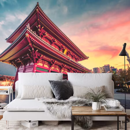 Fototapet - Sensoji temple in tokyo