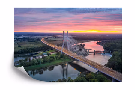 Fototapet - Rdziski bridge in wroclaw