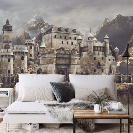 Fototapet - Medieval fantasy castle
