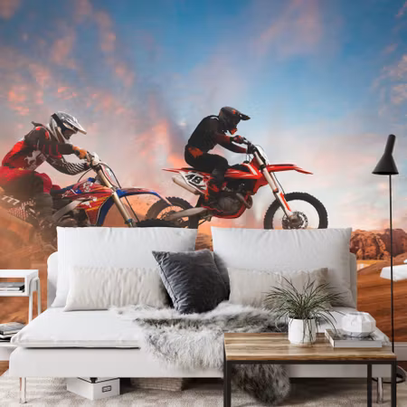 Fototapet - Motorcycle race