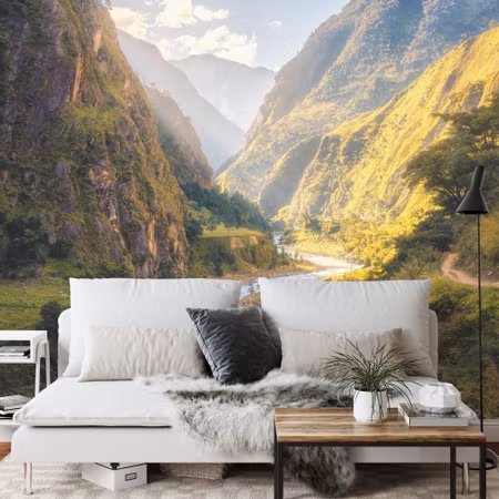 Fototapet - Forest mountains