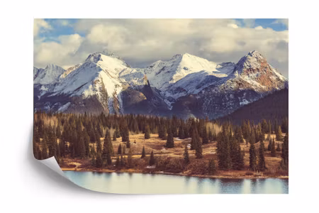 Fototapet - Mountain peaks