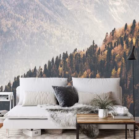 Fototapet - Forest mountains