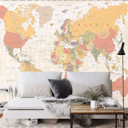 Fototapet - World map