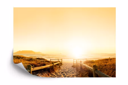 Fototapet - Beach sunset