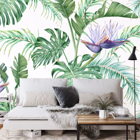 Fototapet - Monstera leaves