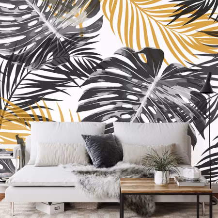 Fototapet - Monstera leaves