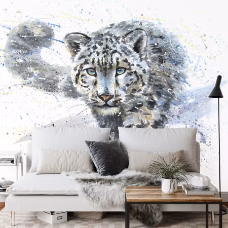 Fototapet - Snow leopard