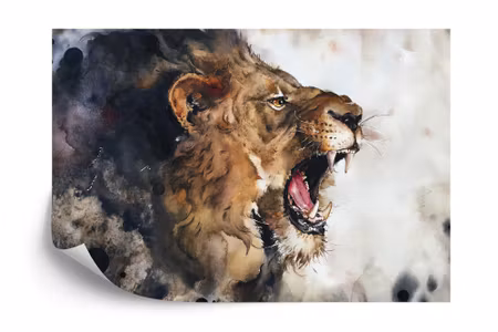 Fototapet - Wild lion