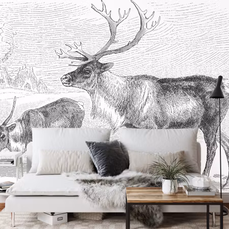 Fototapet - Stag vintage