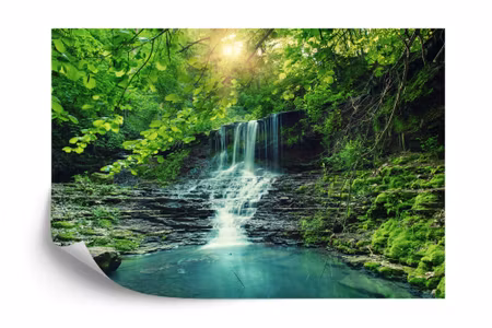 Fototapet - Cascade waterfall