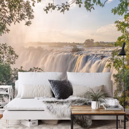 Fototapet - Waterfall in the forest