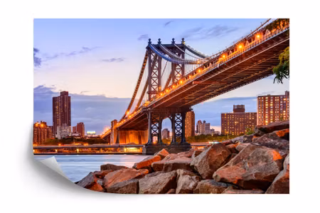 Fototapet - Manhattan bridge ny