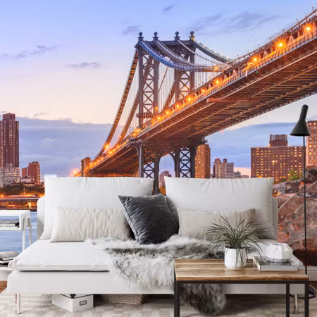 Fototapet - Manhattan bridge ny